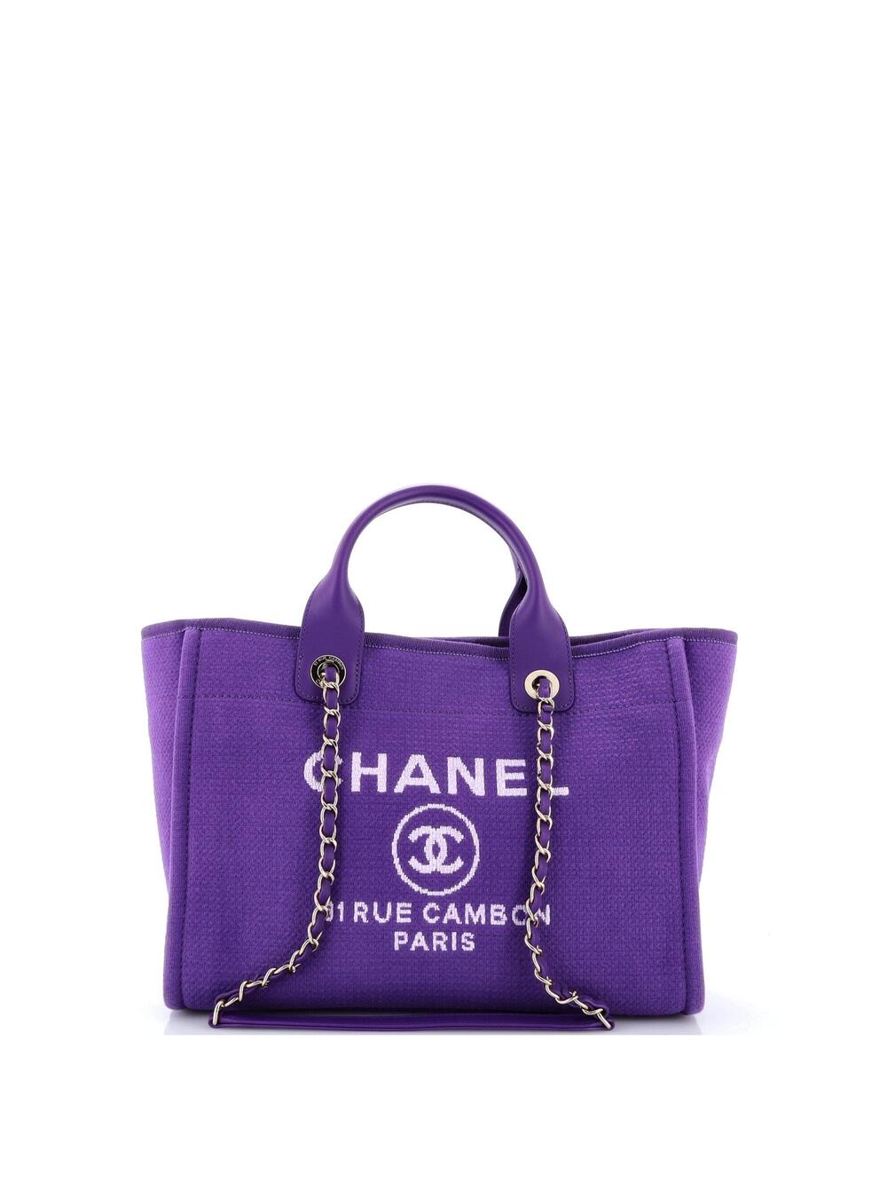 Chanel Deauville Nm Tote Mixed Fibers #357218C47B